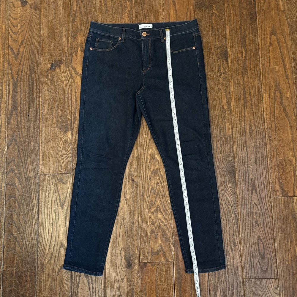 LOFT Dark Indigo Skinny Jeans - Picture 9 of 9